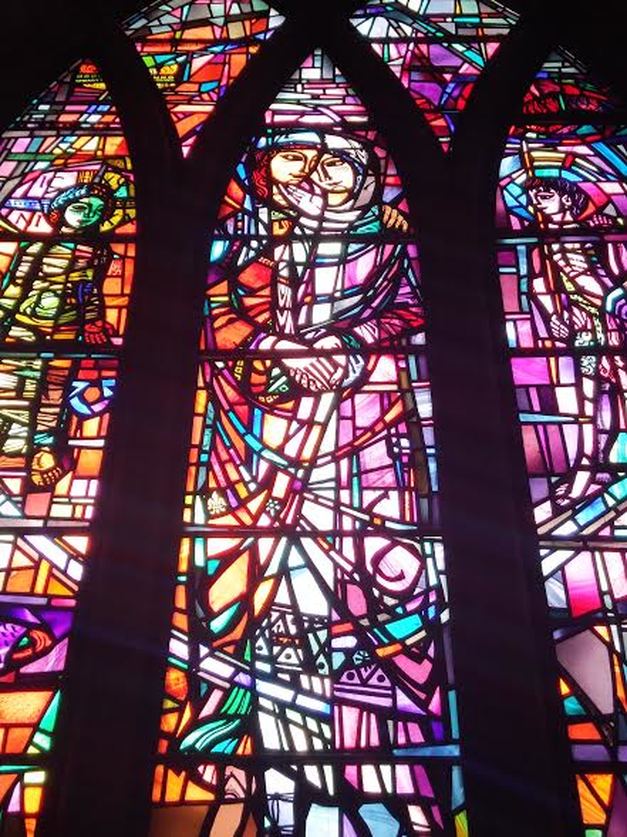 Pluscarden Abbey Stained Glass Window Scotland