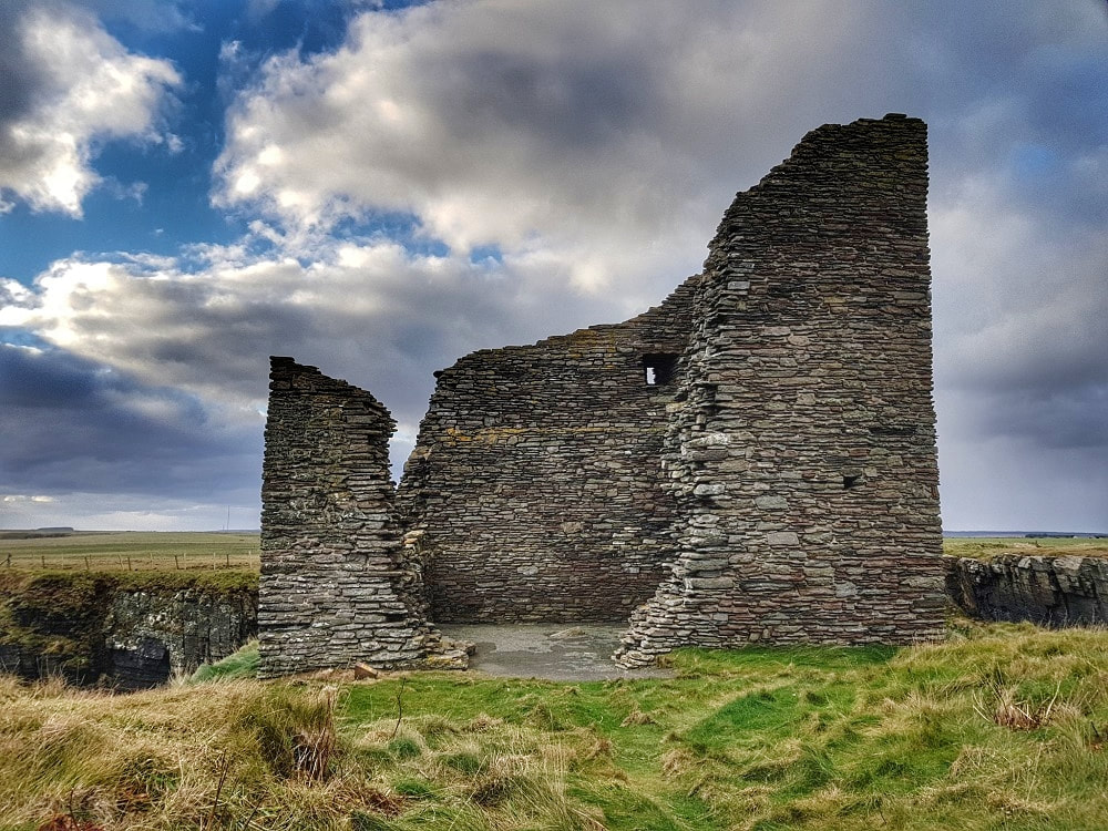 Visiting the Castle of Old Wick - one of Scotland's oldest castles